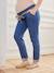 Umstands-Jeans mit Paperbag-Bund Denim brut+Denim stone 