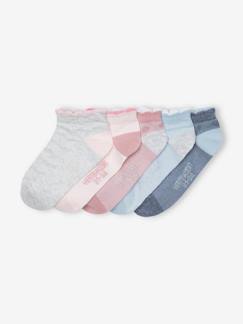 Mädchen-Unterwäsche-5er-Pack Mädchen Socken mit Lochmuster Oeko-Tex