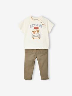 Bébé-Ensemble-Ensemble tee-shirt manches courtes + pantalon bébé