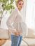Bluse für Schwangerschaft und Stillzeit ecru 