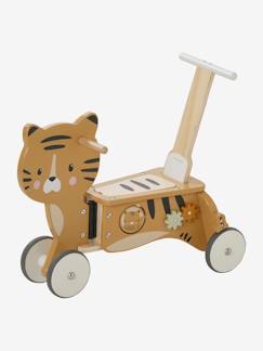 Spielzeug-Erstes Spielzeug-Schaukeltiere, Lauflernwagen-Baby 2-in-1-Rutschfahrzeug/Lauflernwagen, Holz FSC