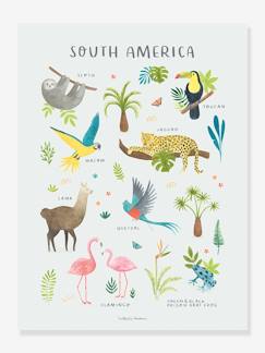 -Kinderzimmer Poster „Living Earth“ Südamerika LILIPINSO