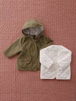 Baby-Mantel, Overall, Ausfahrsack-3-in-1 Baby Jacke mit Recyclingmaterial