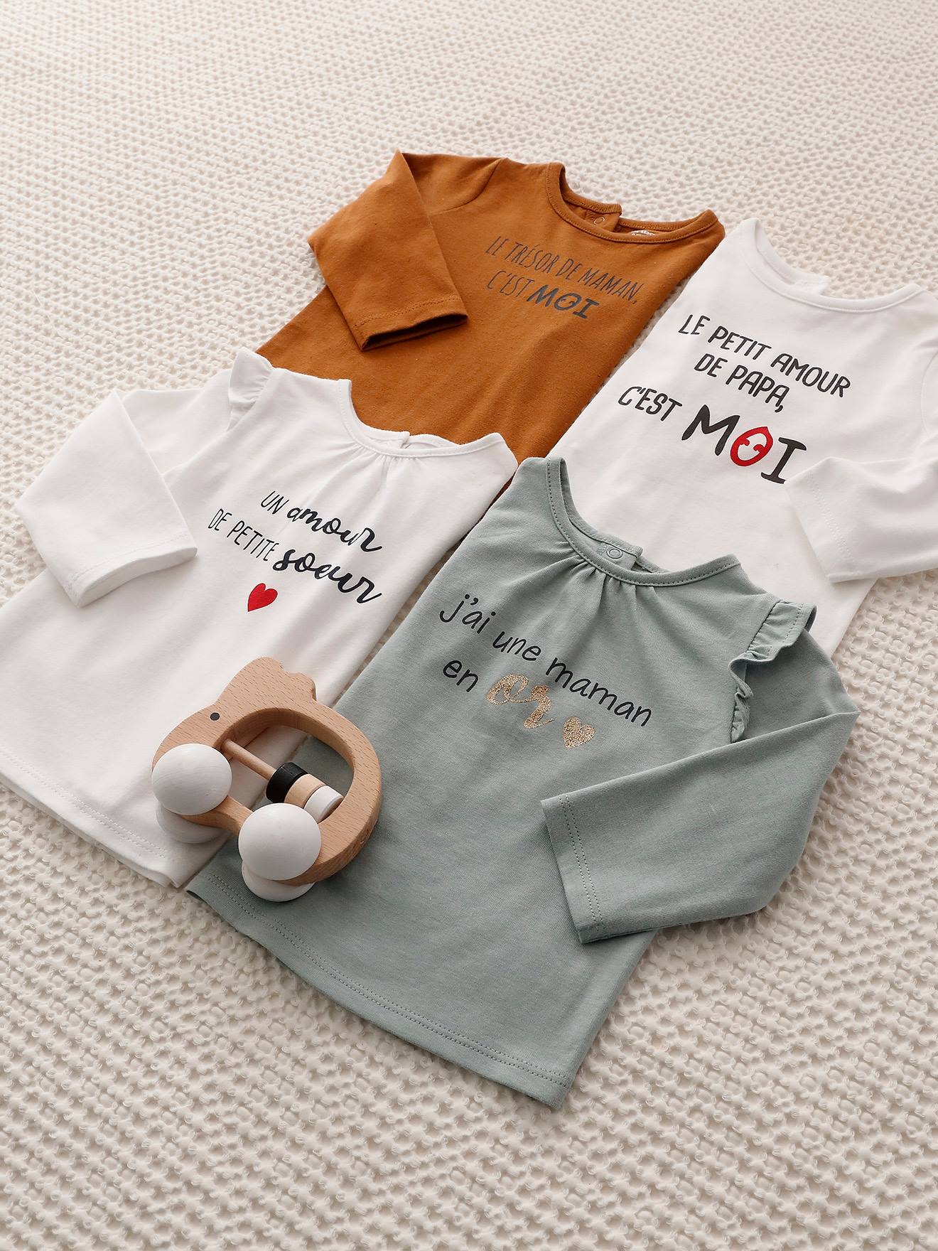 T-shirt Manches Longues Chicco Bébé Fille - Coton Doux - Lavable Machine - Tailles 0-24 Mois