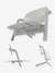 4-in-1-Set: Hochstuhl & Wippe „Lemo 2“ CYBEX sandfarben (Sand white)+Stone blue+Stunning black+Suede grey 