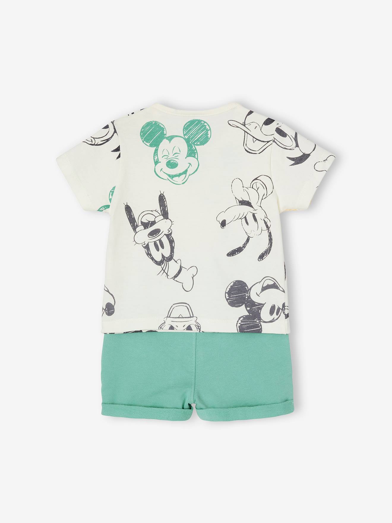 Ensemble b b gar on 2 pi ces Disney Mickey Friends vert