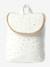 Sac étoiles personnalisable fille écru 