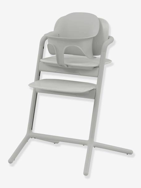 4-in-1-Set: Hochstuhl & Wippe „Lemo 2“ CYBEX sandfarben (Sand white)+Stone blue+Stunning black+Suede grey 