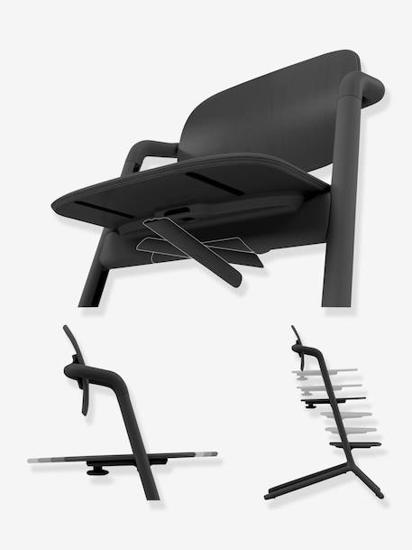 Set 4-en-1 chaise haute évolutive avec transat Cybex Lemo 2 bleu+gris+noir+Sand white 