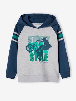 Junge-Pullover, Strickjacke, Sweatshirt-Jungen Kapuzensweatshirt mit Print