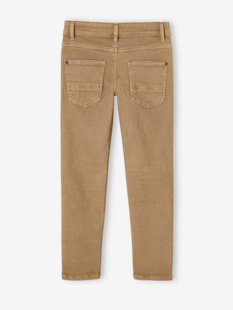 Jungen Slim-Fit-Hose, Hüftweite SLIM beige+dunkelblau+himmelblau+terrakotta 