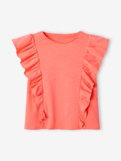 Fille-T-shirt, sous-pull-T-shirt-T-shirt à volants fille