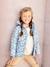 Mädchen Light-Steppjacke mit Kapuze, bedruckt beigerosa bedruckt+hellblau bedruckt+marine bedruckt+rosa bedruckt+senffarben bedruckt 