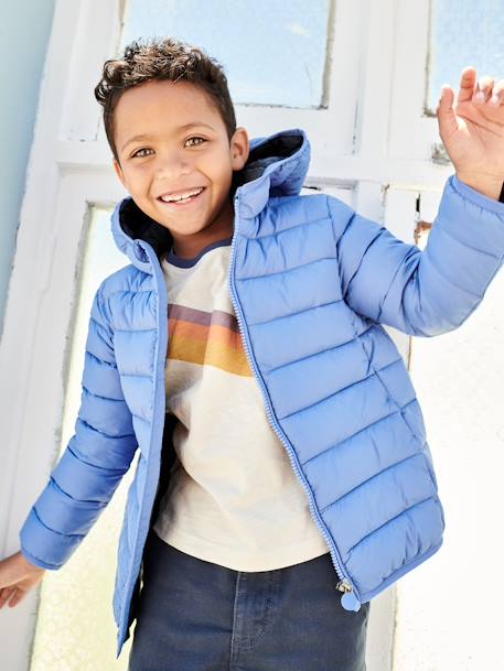 Jungen Light-Steppjacke mit Wattierung aus Recycling-Polyester blau+braun+englischgrün+grün+jeansblau+marine+petrol 