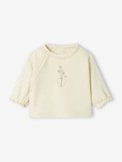 Baby-Pullover, Strickjacke, Sweatshirt-Baby Sweatshirt mit Öffnung vorn