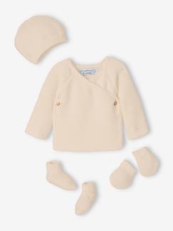 Bébé-Ensemble-Kit de naissance 4 pièces bébé en tricot