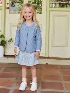 Mädchen-Mantel, Jacke-Mädchen Steppjacke mit Recyclingmaterial