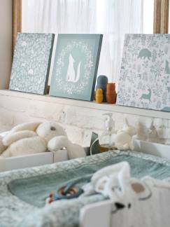 Linge de maison et décoration-Décoration-Lot de 3 toiles DANS LES BOIS