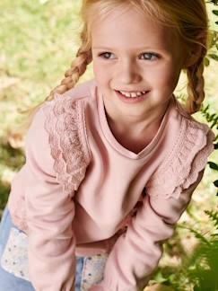 Mädchen-Pullover, Strickjacke, Sweatshirt-Sweatshirt-Mädchen Sweatshirt, bestickte Volants