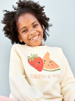 -Mädchen Sweatshirt, Fruchtmotive