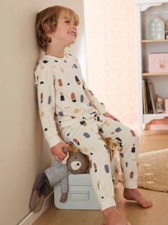 Junge-Pyjama, Overall-Jungen Schlafanzug, Flachripp