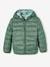 Jungen Wende-Steppjacke mit Recyclingmaterial salbeigrün+schiefergrau 