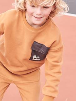 Junge-Jungen Sport-Sweatshirt mit Tasche