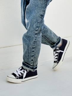 Schuhe-Jungenschuhe 23-38-Jungen Stoff-Sneakers mit Gummizug