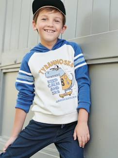 Junge-Jungen Kapuzensweatshirt mit Print
