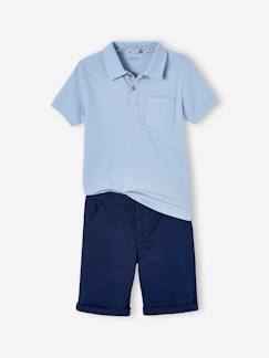 -Jungen-Set: Poloshirt & Shorts