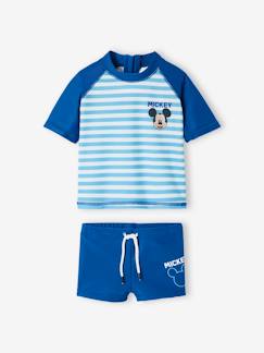 Baby-Bademode, Strandartikel-Jungen-Set: UV-Shirt & Badehose Disney® MICKY MAUS