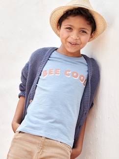 Garçon-T-shirt, polo, sous-pull-T-shirt garçon message "Bee cool"