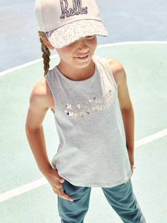 Mädchen-T-Shirt, Unterziehpulli-Mädchen Sport-Top
