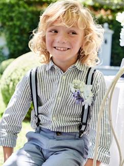 Junge-Accessoires-Krawatte, Fliege, Gürtel-Hosenträger Retro-Cic für Jungen