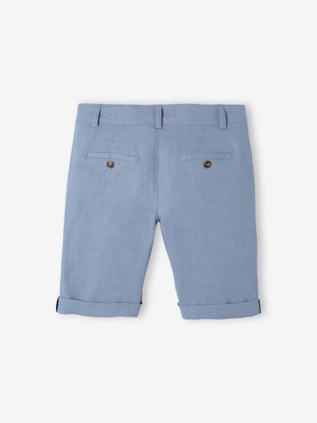 Festliche Jungen Bermudas blau+HELLBEIGE+MARINE+salbeigrün 