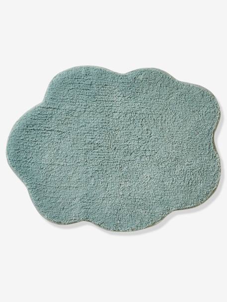 Tapis Nuage éponge essentiels bleu grisé+Gris clair+moutarde+rose poudré+vert sauge 