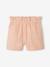 Mädchen-Set: T-Shirt & Shorts marine+pfirsich 