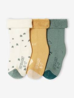Baby-Socken, Strumpfhose-3er-Pack Baby Socken, Sterne/Wolke/Sonne