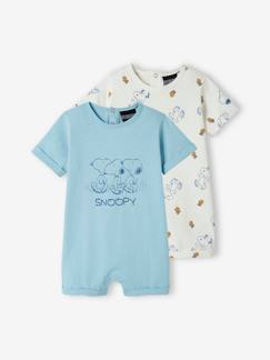 Bébé-Body-Lot de 2 combinaisons short bébé garçon Snoopy Peanuts®