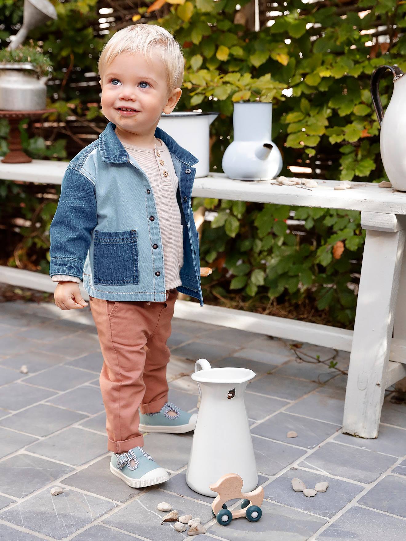 Veste en jeans online bebe