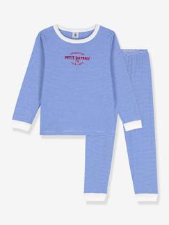Junge-Pyjama, Overall-Jungen Schlafanzug PETIT BATEAU, Bio-Baumwolle