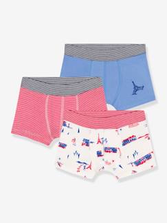 Junge-Unterwäsche-3er-Pack Jungen Boxershorts PETIT BATEAU, Bio-Baumwolle
