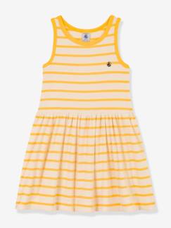 Mädchen-Mädchen Kleid PETIT BATEAU, Bio-Baumwolle