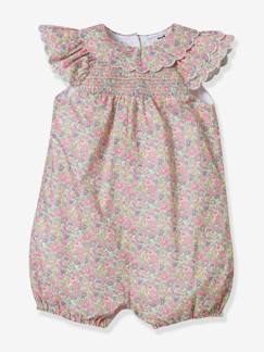 Baby-Mädchen Baby Overall CYRILLUS mit Liberty-Print