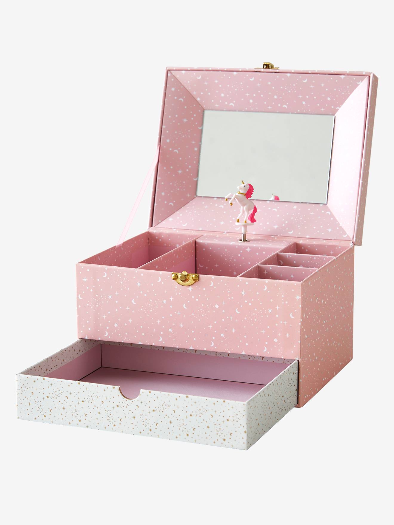Boîte à bijoux licorne pour filles et garçons - Organisateur de bijoux pour  filles musicales - Cadeau de petite-fille pour fille de 8 ans