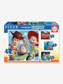 Spielzeug-Lernspiele-Puzzle-4er-Set Kinder Puzzles „Pixar“ EDUCA, 12-25 Teile