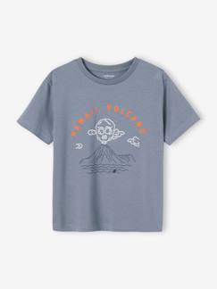 Junge-T-Shirt, Poloshirt, Unterziehpulli-Jungen T-Shirt, Reliefprint