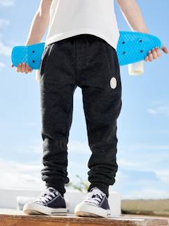 Garçon-Vêtements de sport-Pantalon jogging Basics garçon en molleton
