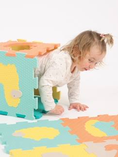 Spielzeug-Erstes Spielzeug-Krabbeldecke und Spielbogen-Baby Schaumstoff-Puzzlematte mit Tieren LUDI