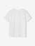 Tee-shirt animal ludique garçon blanc+écru+terracotta 